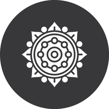 Modern simgenin vektör illüstrasyonu