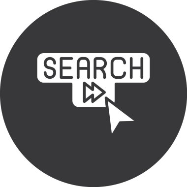 Web düğmesi arama simgesi