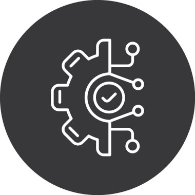 seo modern simgesinin vektör illüstrasyonu