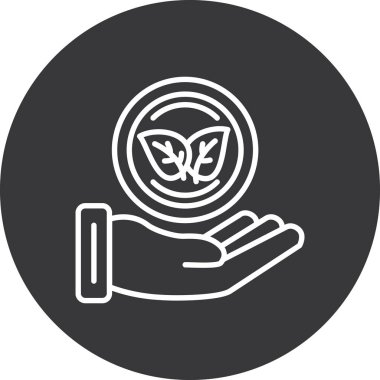 Modern simgenin vektör illüstrasyonu