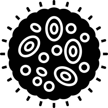 Bakteri virüsü simgesi, özet biçimi