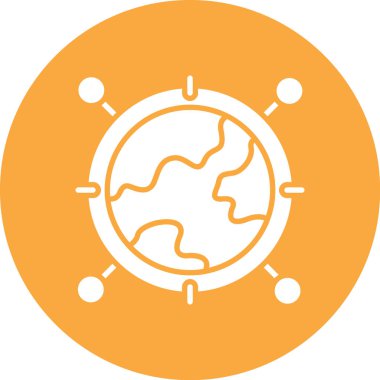 seo modern simgesinin vektör illüstrasyonu