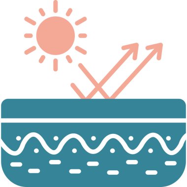 Modern simgenin vektör illüstrasyonu