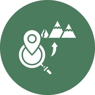 Pusulanın vektör simgesi çizimi