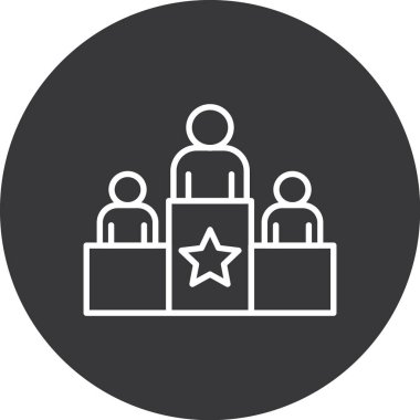 Vektör illüstrasyonu, insan simgesi