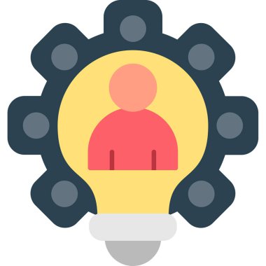 iş fikri ampul simgesi