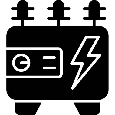 araba aküsü vektör illüstrasyonu