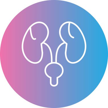 Akciğerler simge vektör çizim