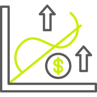 Mali grafik düz vektör simgesi