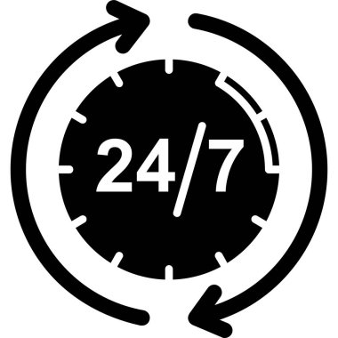 Bir kronometre simgesinin vektör çizimi