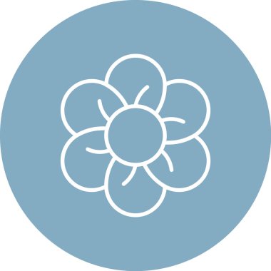 çiçek web vektör simgesi