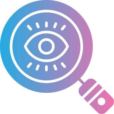 Göz simgesi vektör illüstrasyonu