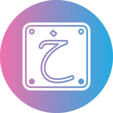 Modern bir simgenin vektör illüstrasyonu