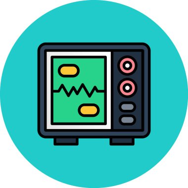 Modern bir simgenin vektör illüstrasyonu