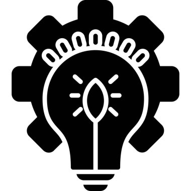 Bir fikrim var. Web simgesi basit illüstrasyon