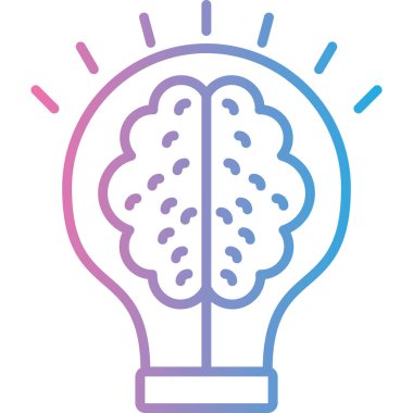 Ampul. Web simgesi basit illüstrasyon