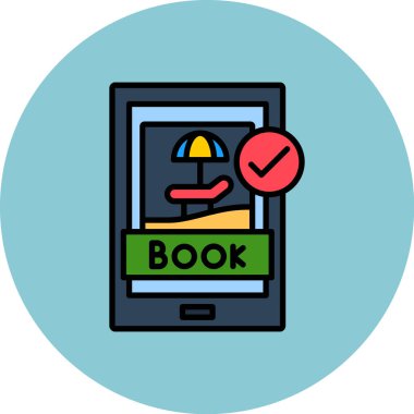 kitap simgesi, illüstrasyon, vektör