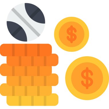 para ve finans grafik tasarımı, vektör illüstrasyonu