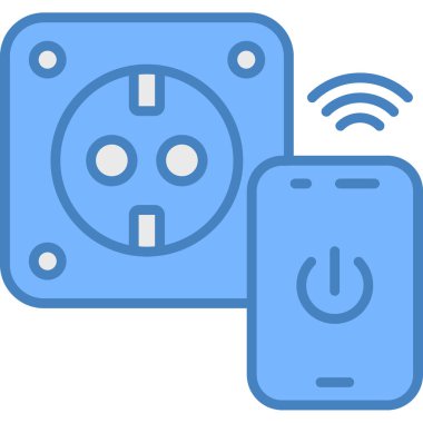 Fiş. Web simgesi basit illüstrasyon