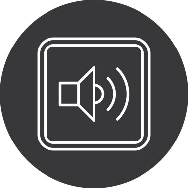 hoparlör vektör illüstrasyonu