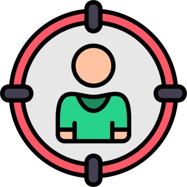 Avatar erkek kişi, vektör illüstrasyonu