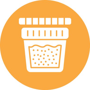 Kavanoz ikonu vektör illüstrasyonu