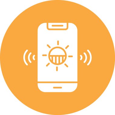 Kablosuz internet sembollü akıllı telefon. kablosuz bağlantı simgesi.