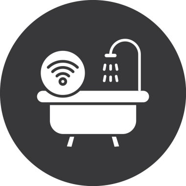 Duş Banyo vektör simgesi