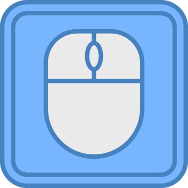 Bir fare simgesinin vektör çizimi