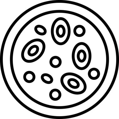 Yemek. Web simgesi basit illüstrasyon