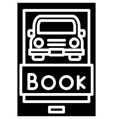 Kitap simgesini, basit siyah stil