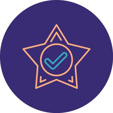 İşaretleme simgesinin vektör illüstrasyonu