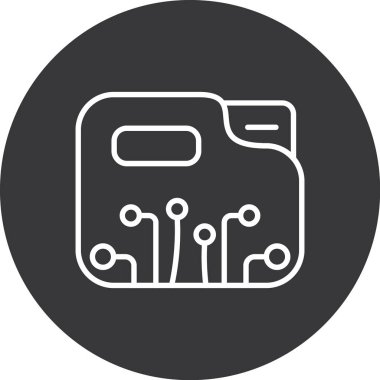 Modern b 'nin vektör illüstrasyonu insansız hava aracının ikonundan yoksun