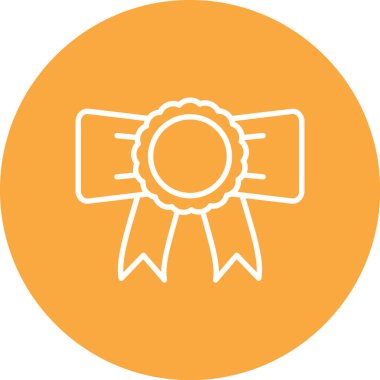 ödül rozeti simgesi modada izole edilmiş arkaplan