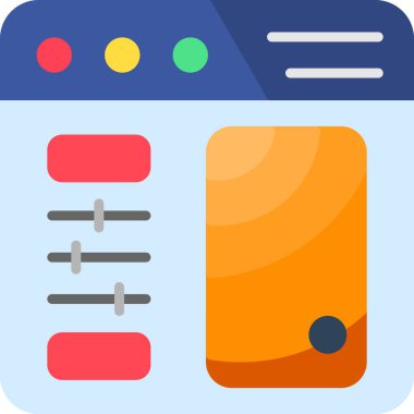 telefon simgesi, vektör illüstrasyonu basit tasarım