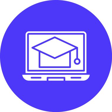 dizüstü bilgisayar simgesi, vektör illüstrasyonu