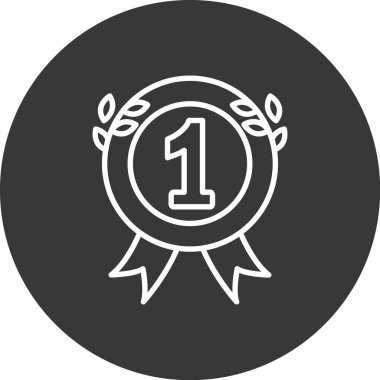 ödül simgesi modaya uygun arka planda