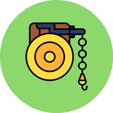 Çizgi film simgesinin vektör çizimi