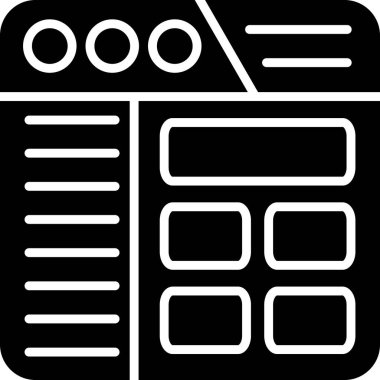 hesap makinesi simgesi vektör illüstrasyonu