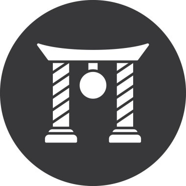 sütun simgesi çizimi