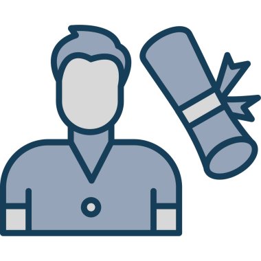 doktor vektör simgesi modern basit illüstrasyon