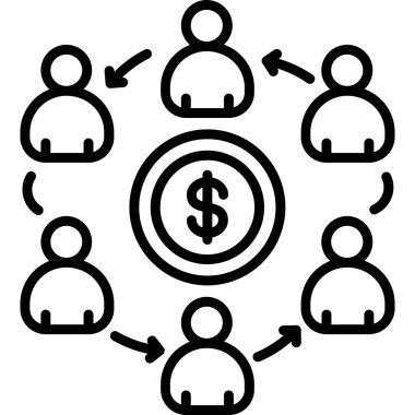 iş yönetimi vektör simgesi