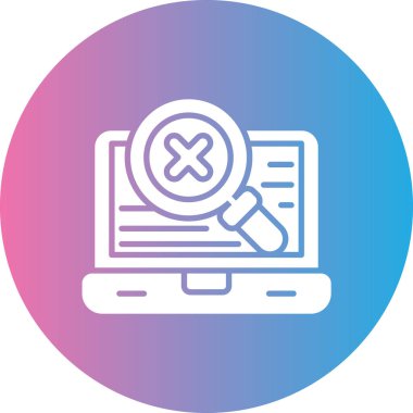 Bilgisayar. Web simgesi basit illüstrasyon