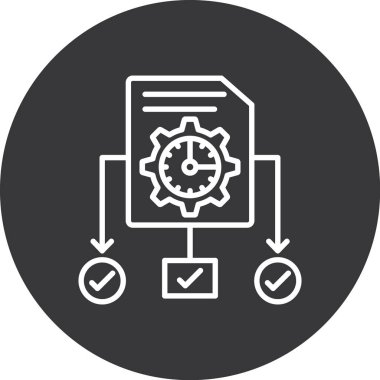 Modern simgenin vektör illüstrasyonu