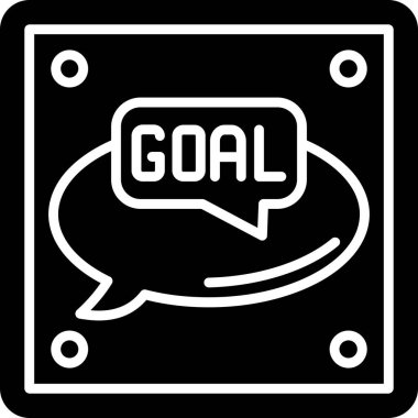 Hedef simgesi, vektör illüstrasyonu