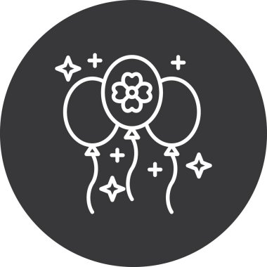 Vektör illüstrasyonu, simge ögesi arkaplanı