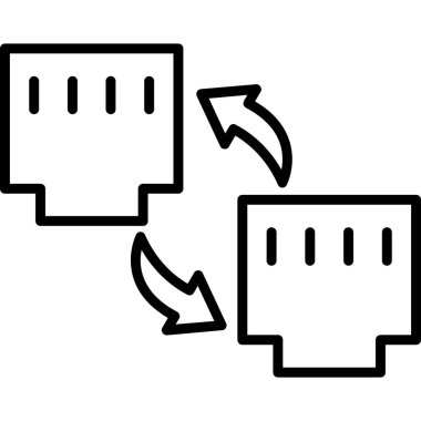 Konuş. Web simgesi basit illüstrasyon