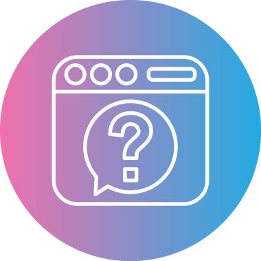 Uygulama simgesinin vektör illüstrasyonu