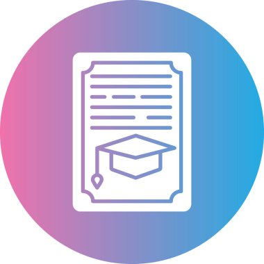 Belge simgesinin vektör illüstrasyonu