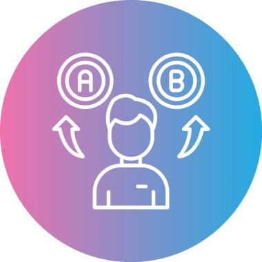 Kullanıcı simgesinin vektör çizimi